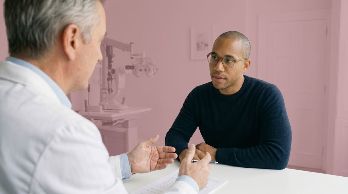 Laser eye surgery consultation