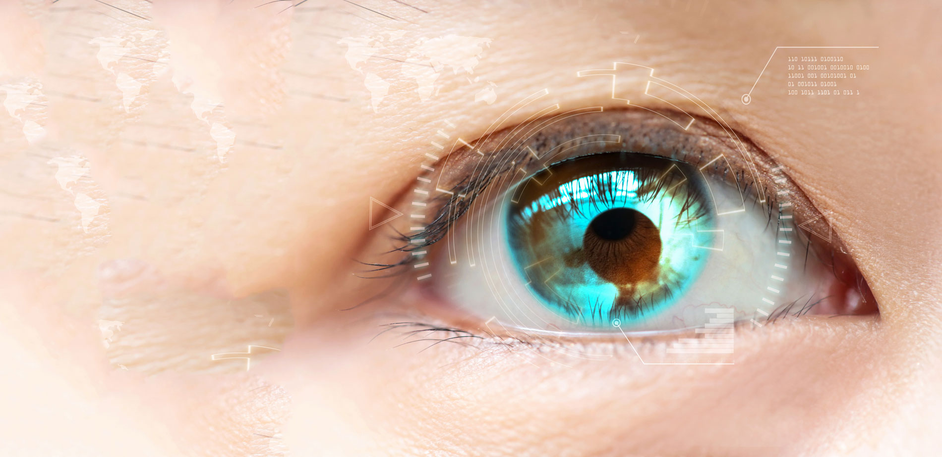 Цифровые контактные линзы. Линзы будущего для глаз. Цифровой глаз. Бионика линзы.